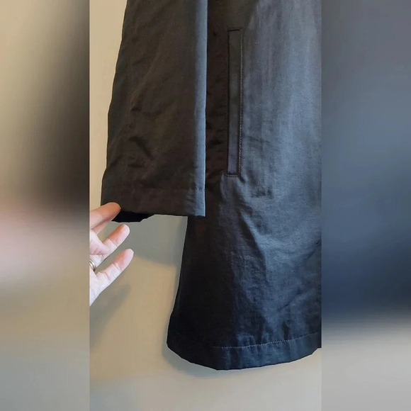 Eileen Fisher Jacket Like new Small Silk inner Minimalist Neutral Outdoors - Picture 3 of 9